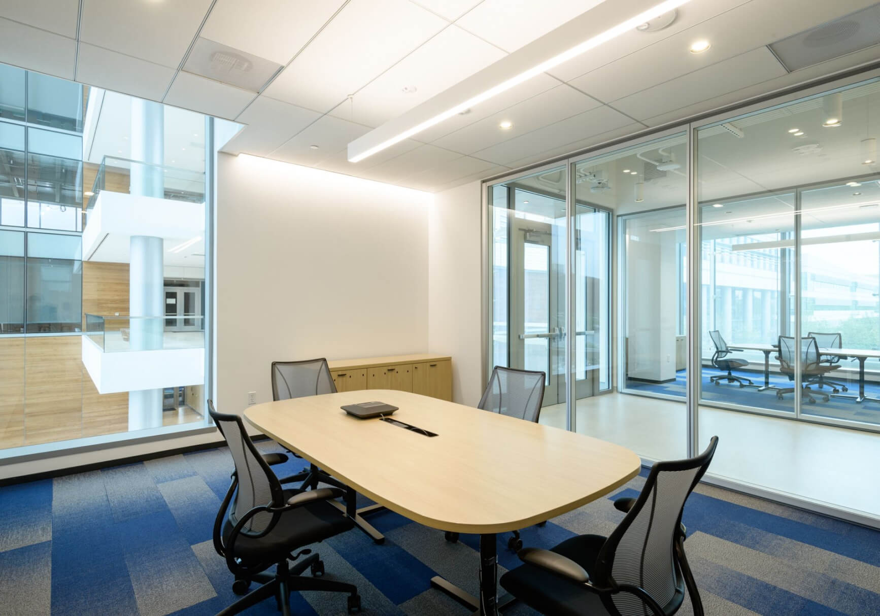 Collaboration spaces and break rooms